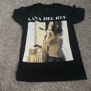 Lana Del Rey Black Graphic T-Shirt